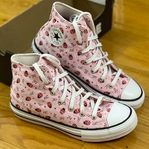 Converse Chuck Taylor CATS Pink White Butterfly